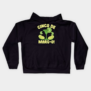 Cinco De Margo Funny Margarita Drinking Cinco De Mayo Kids Hoodie